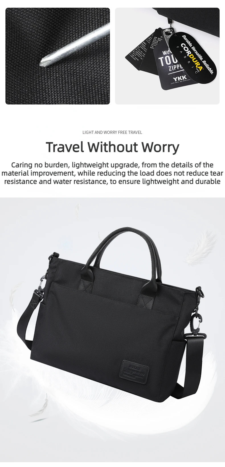 BJIAX File Bag Carrying Briefcase Men's Business Bag Lawyer Office Computer Bag Horizontal Shoulder Crossbody Bag Men Bag