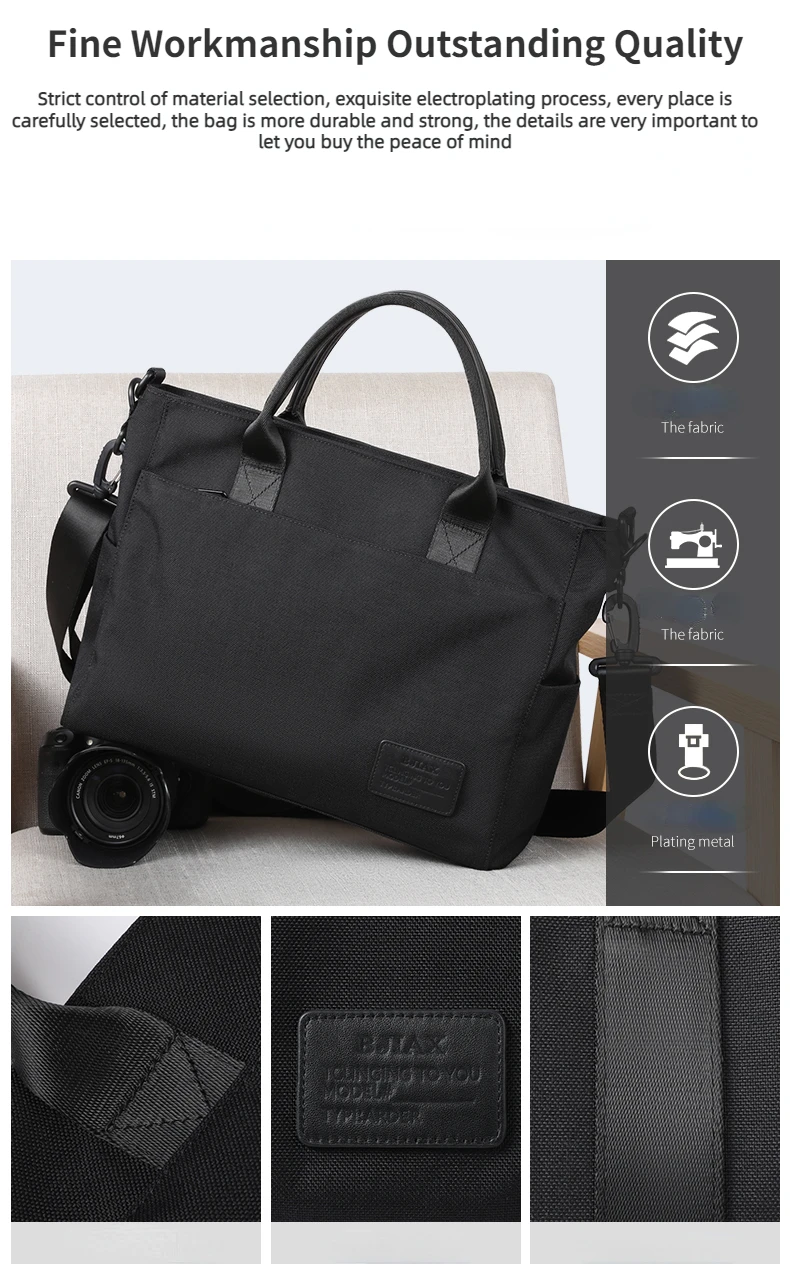 BJIAX File Bag Carrying Briefcase Men's Business Bag Lawyer Office Computer Bag Horizontal Shoulder Crossbody Bag Men Bag