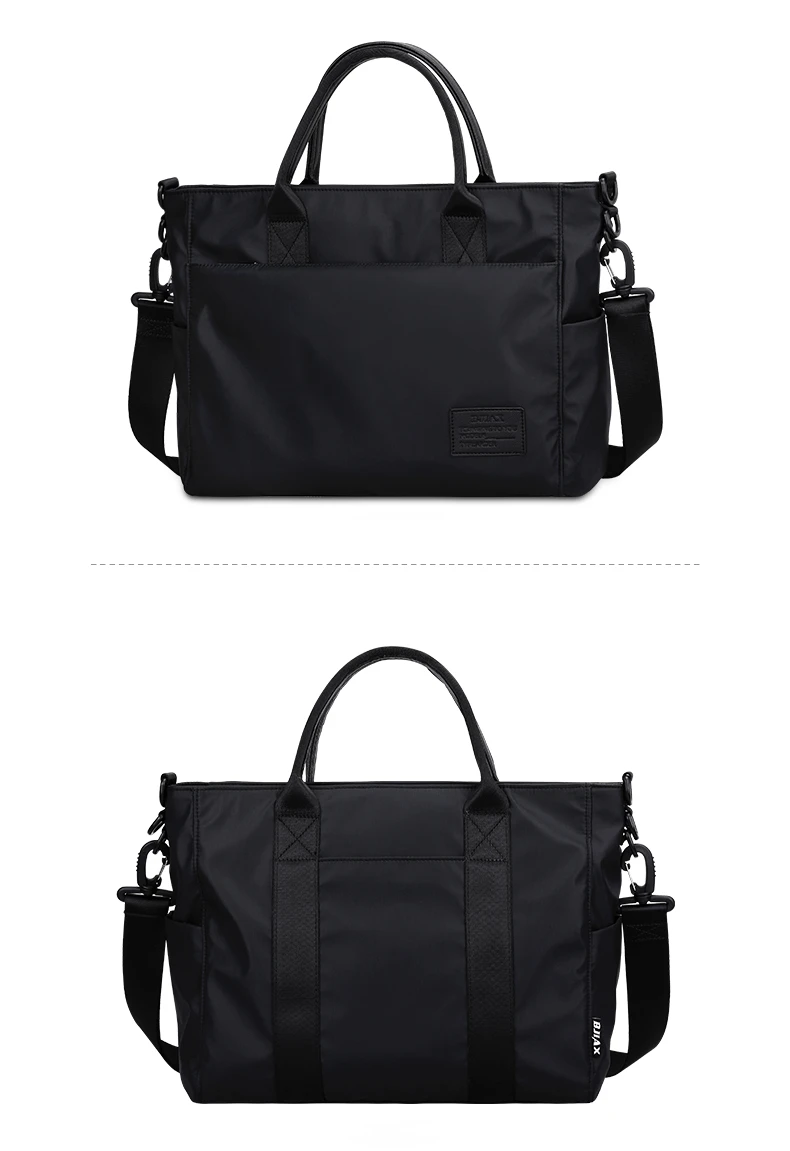 BJIAX File Bag Carrying Briefcase Men's Business Bag Lawyer Office Computer Bag Horizontal Shoulder Crossbody Bag Men Bag