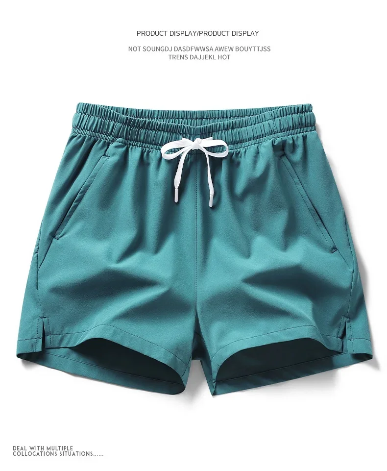 2024 summer hot selling sports shorts, running pants, three piece pants, men's and women's zippered pockets, couple's short