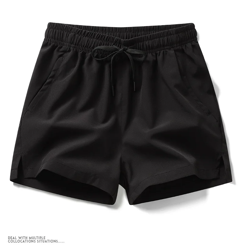 2024 summer hot selling sports shorts, running pants, three piece pants, men's and women's zippered pockets, couple's short