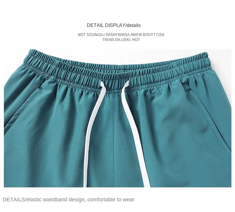 2024 summer hot selling sports shorts, running pants, three piece pants, men's and women's zippered pockets, couple's short