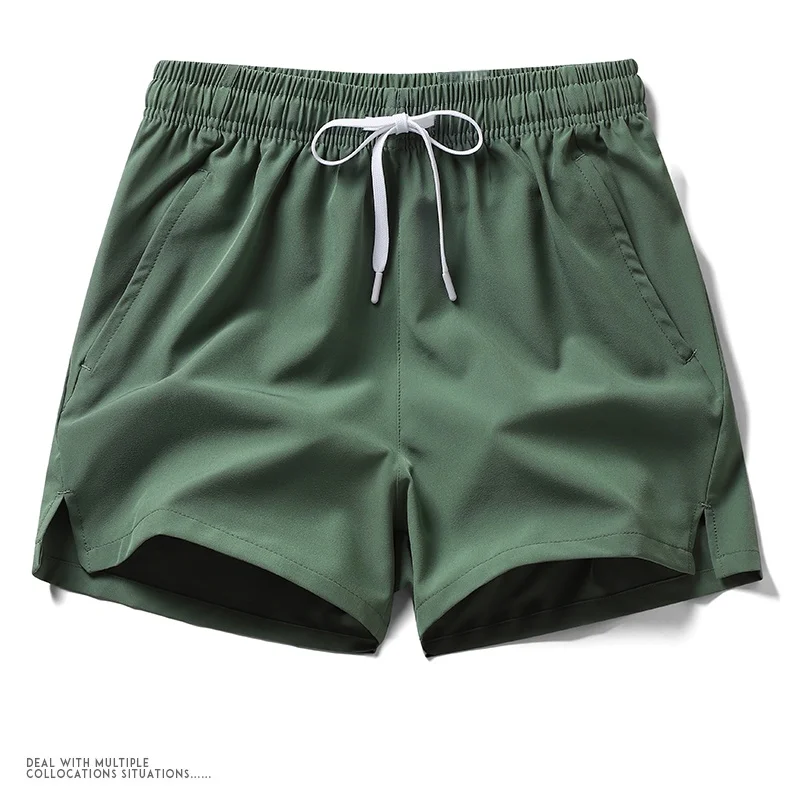 2024 summer hot selling sports shorts, running pants, three piece pants, men's and women's zippered pockets, couple's short