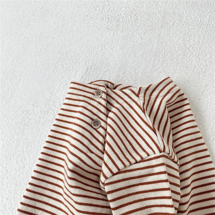 Lawadka Baby T-shirts For Boys Girls Cotton Long Sleeve Striped Baby's Clothing Casual Spring Toddler Clothes Tops 3-36M T Shirt