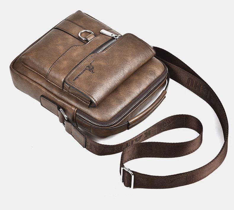 Luxury Brand Vintage Messenger Bag Men Leather Shoulder Bags For Men Crossbody Bag Male Side Bag Small Office Business Handbag