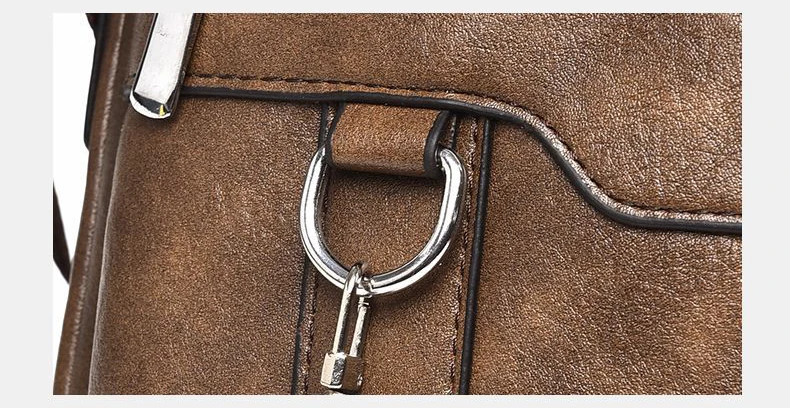 Luxury Brand Vintage Messenger Bag Men Leather Shoulder Bags For Men Crossbody Bag Male Side Bag Small Office Business Handbag