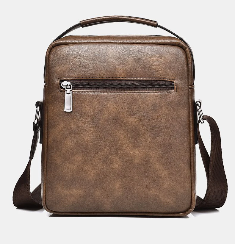 Luxury Brand Vintage Messenger Bag Men Leather Shoulder Bags For Men Crossbody Bag Male Side Bag Small Office Business Handbag