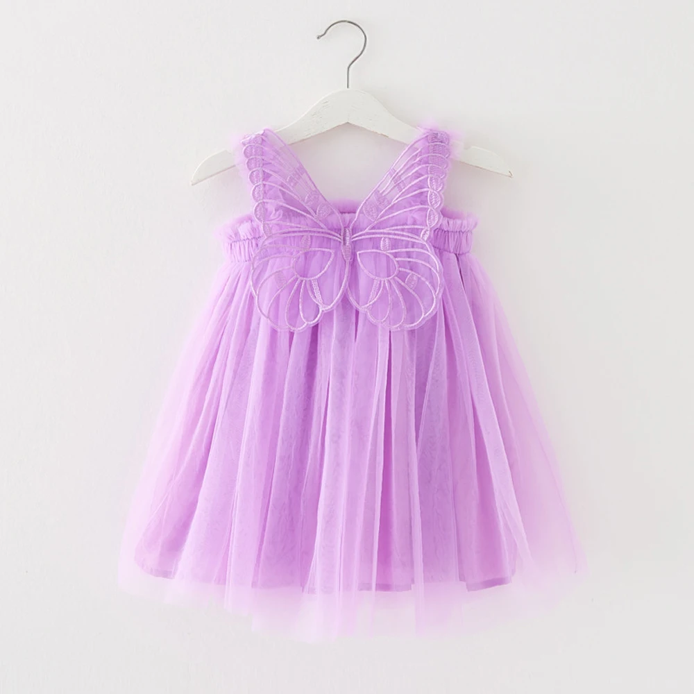 girls wings cute dresses baby ball gown tutu dress children summer clothes kids birthday party clothing for summer