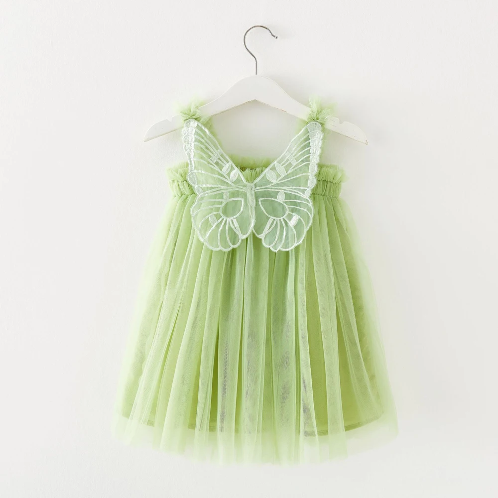 girls wings cute dresses baby ball gown tutu dress children summer clothes kids birthday party clothing for summer