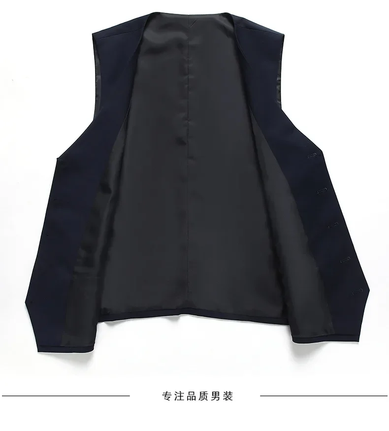 Suit Boutique Men's Fashion Business (Blazer+ Vest + Trousers) Gentleman's Wedding Casual Professional Formal Suit 3 Piece M-6XL