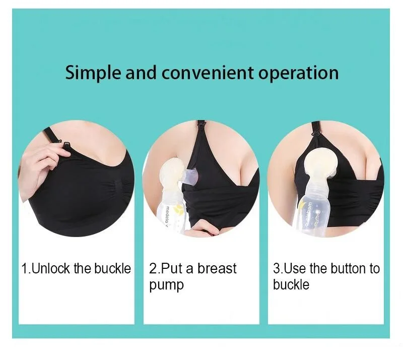 Hand Free Pumping Nursing Bra Women For Breast Special Underwear Maternity Breastfeeding Bras Can Wear All Day Pregnancy Clothes
