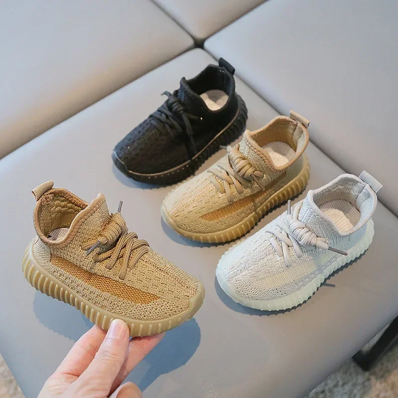 Summer Kids Shoes Boys Girls Solid Color Casual Shoes Mesh Breathable Shoes Children Outdoor Cycling Students Running Sneakers