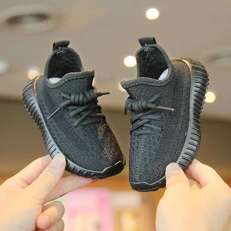 Summer Kids Shoes Boys Girls Solid Color Casual Shoes Mesh Breathable Shoes Children Outdoor Cycling Students Running Sneakers