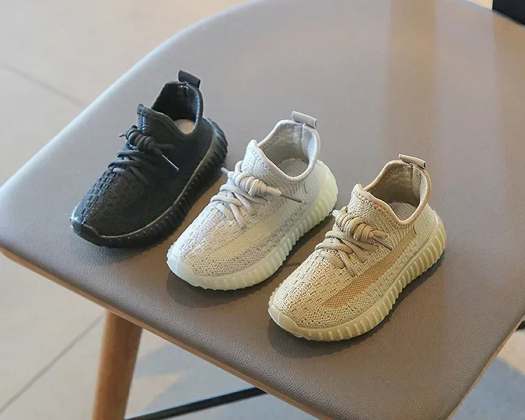 Summer Kids Shoes Boys Girls Solid Color Casual Shoes Mesh Breathable Shoes Children Outdoor Cycling Students Running Sneakers