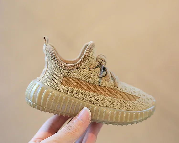 Summer Kids Shoes Boys Girls Solid Color Casual Shoes Mesh Breathable Shoes Children Outdoor Cycling Students Running Sneakers