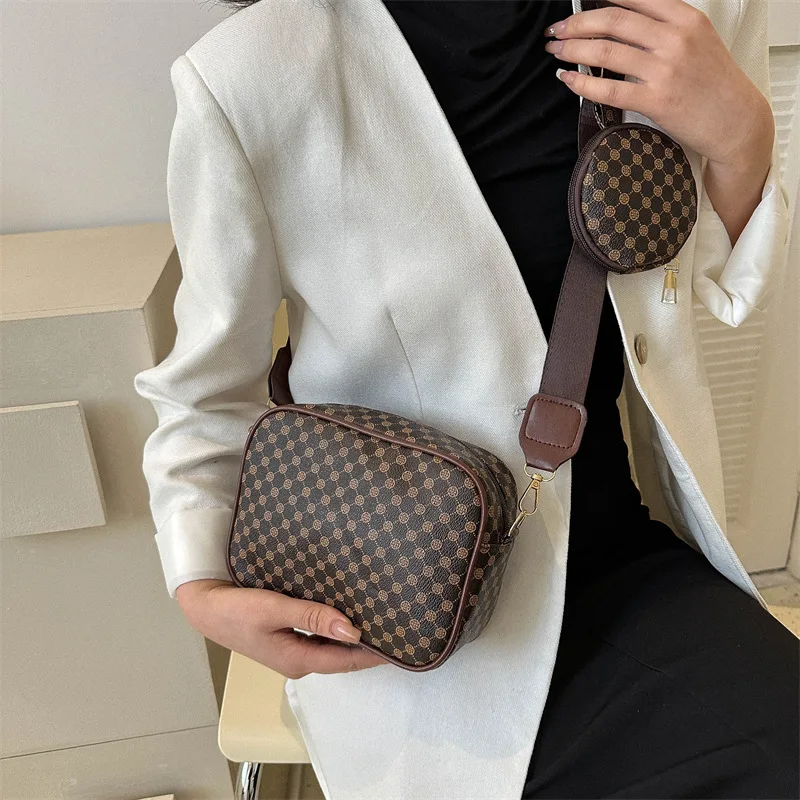 Vintage Fashion Handle Handbag Women Solid Soft PU Leather Women Shoulder Bag New Casual Designer Women Crossbody Tote Bag