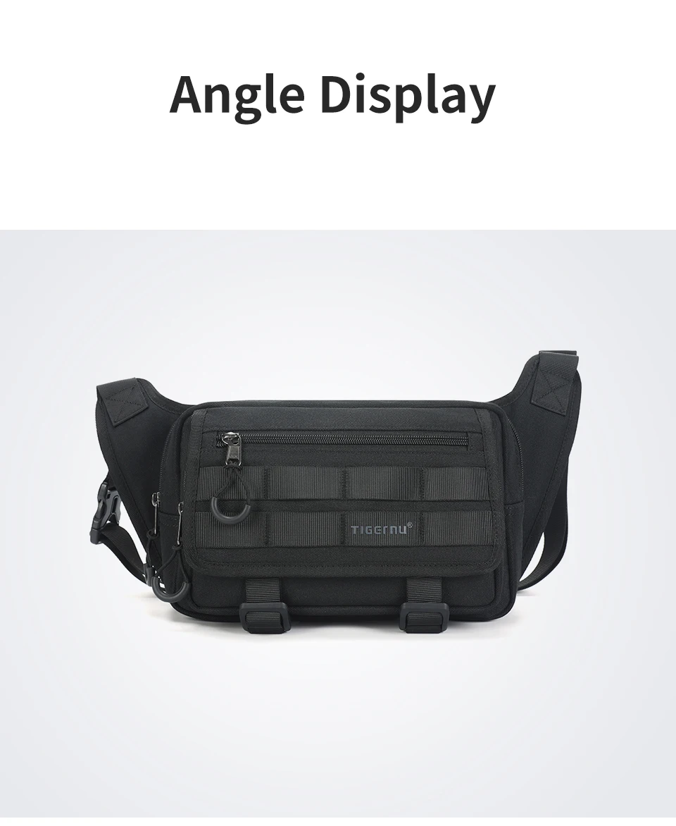 Tigernu Men Chest Bags Outdoor Messenger Bags For Men Hunting Carry Pack Sling Bag Male Hiking Shoulder Bag Waist Bag Crossbody