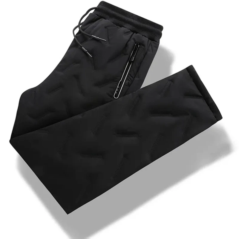 Sweatwear Winter Warm Lambswool Thicken Sweatpants Men Outdoors Casual Windproof Jogging Pants Brand High Quality Trousers Men