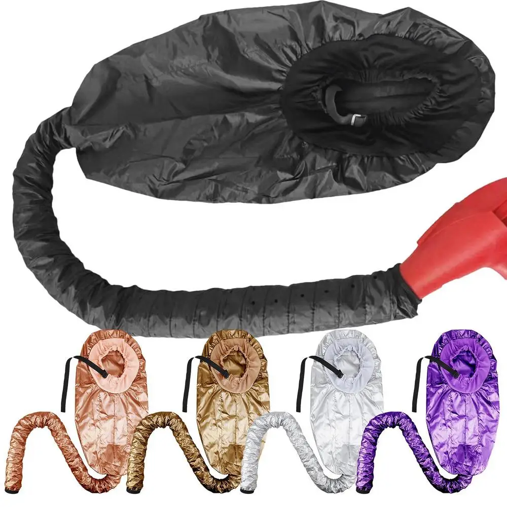1pcs Hair Perm Portable Soft Hair Drying Cap Bonnet Hood Hat Blow Dryer Attachment Dry Hair Cream Cap Bonnets Wholesale