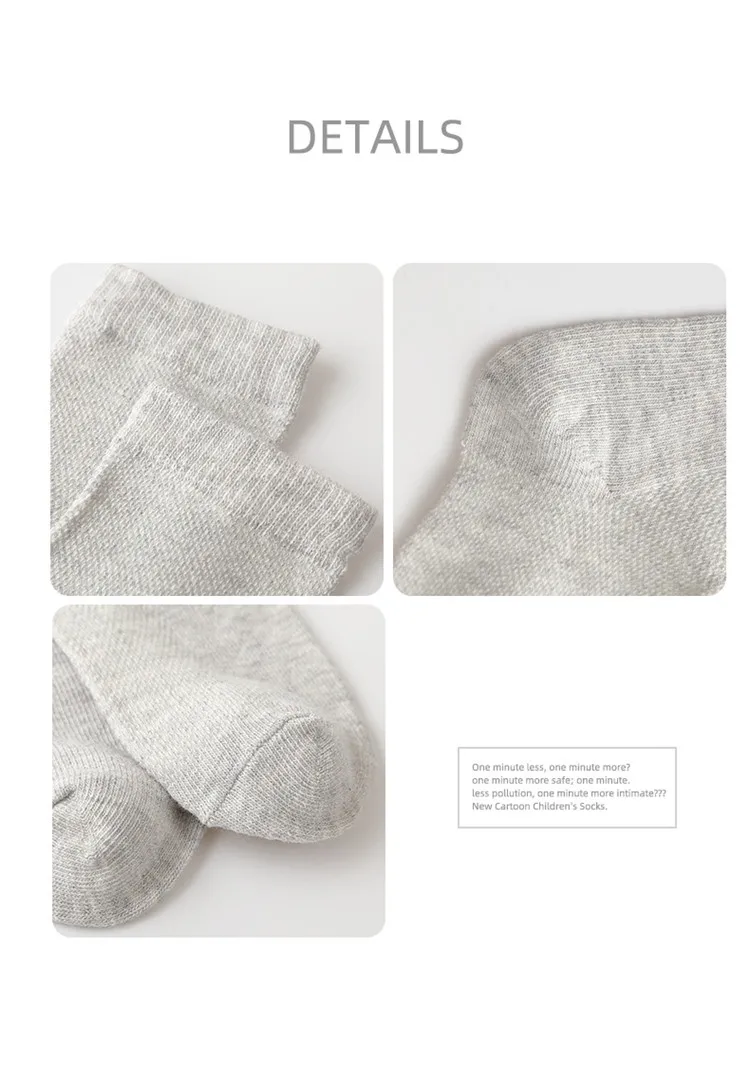 5 Pairs/Lot Summer Hot Children Socks Boy Girl Baby Cotton Fashion Mesh Black White Gray For 1-12 Years Kids Teens Student Socks