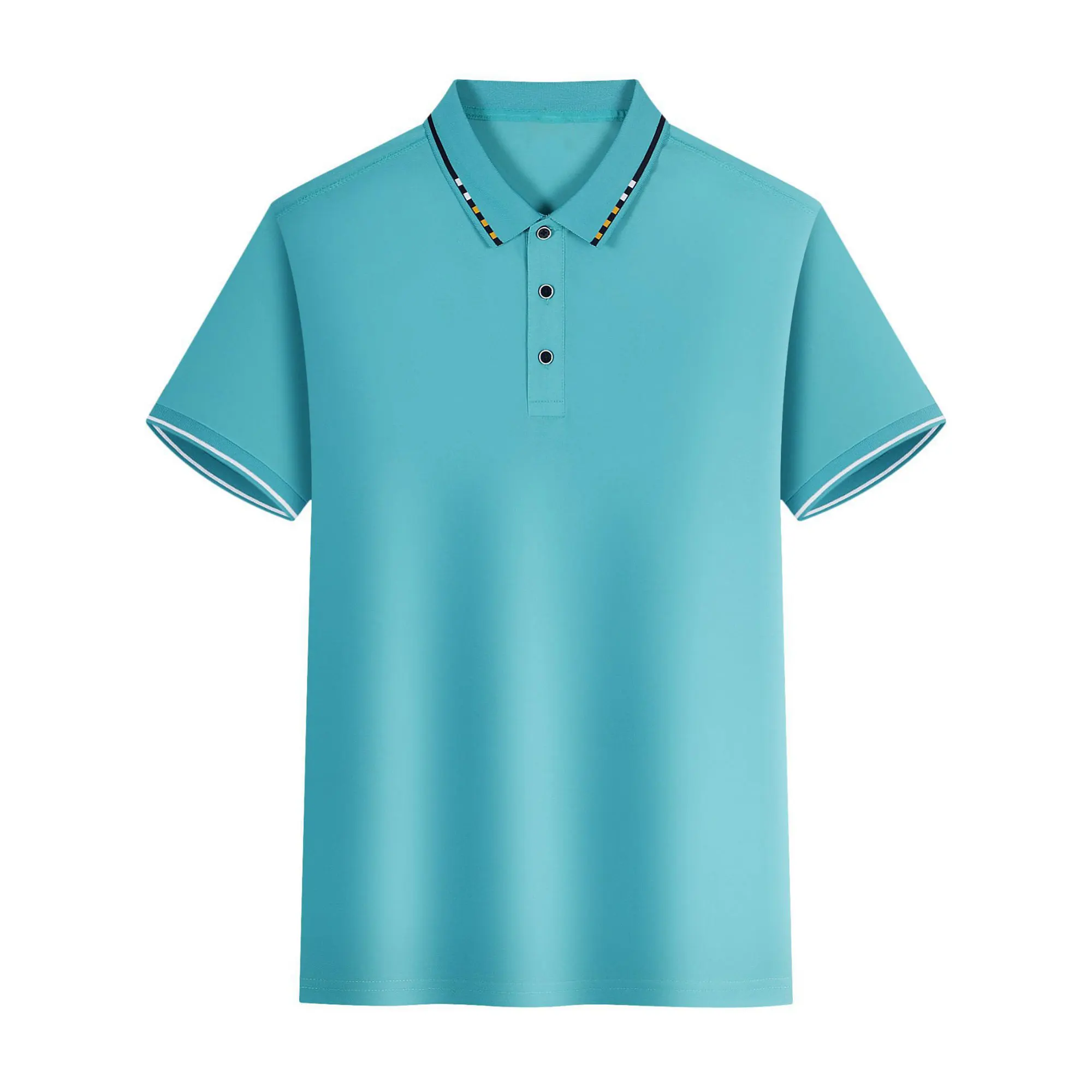 Men's summer casual fashion polo shirt short sleeve men's short sleeve color lapel top T-shirt short sleeve lapel fashion