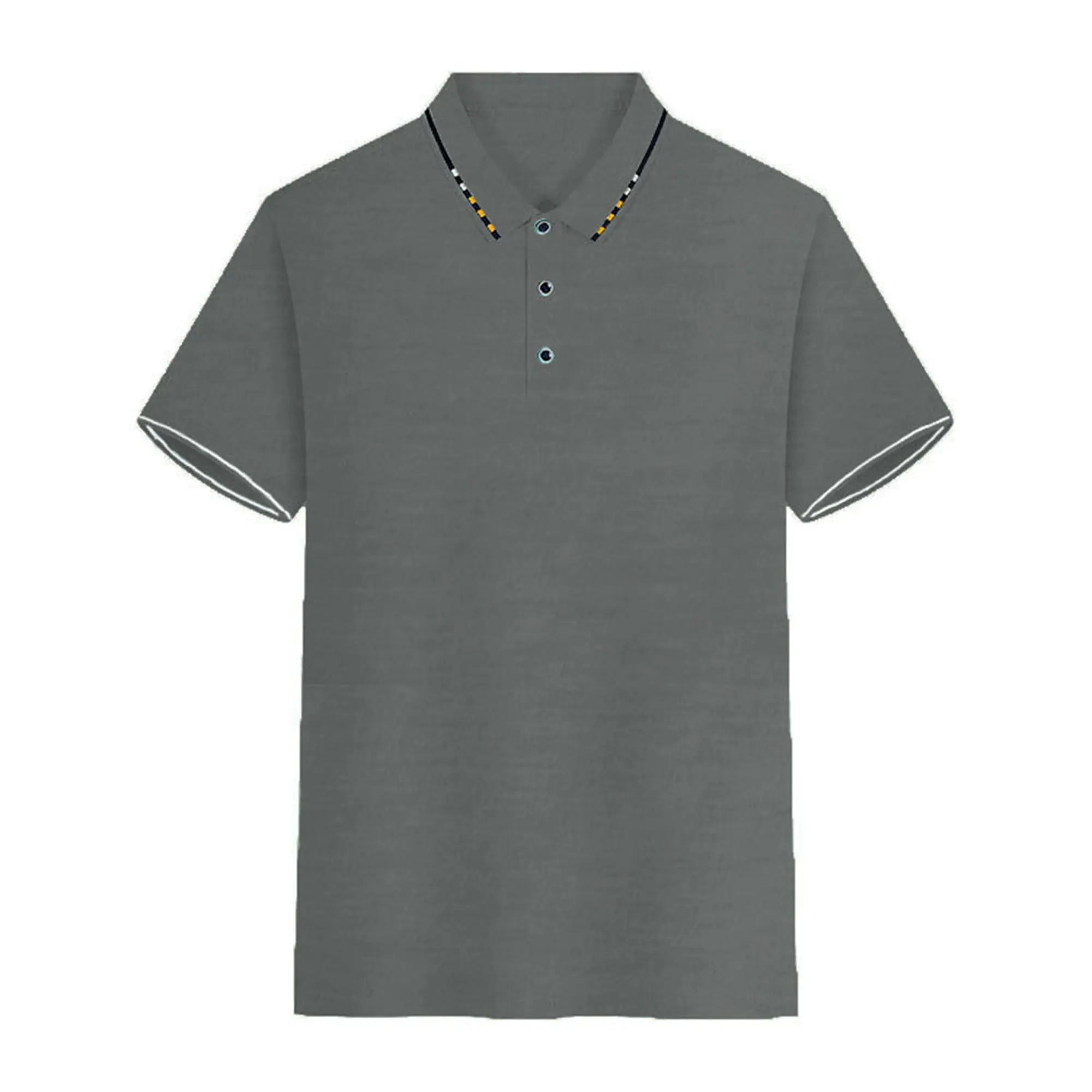 Men's summer casual fashion polo shirt short sleeve men's short sleeve color lapel top T-shirt short sleeve lapel fashion