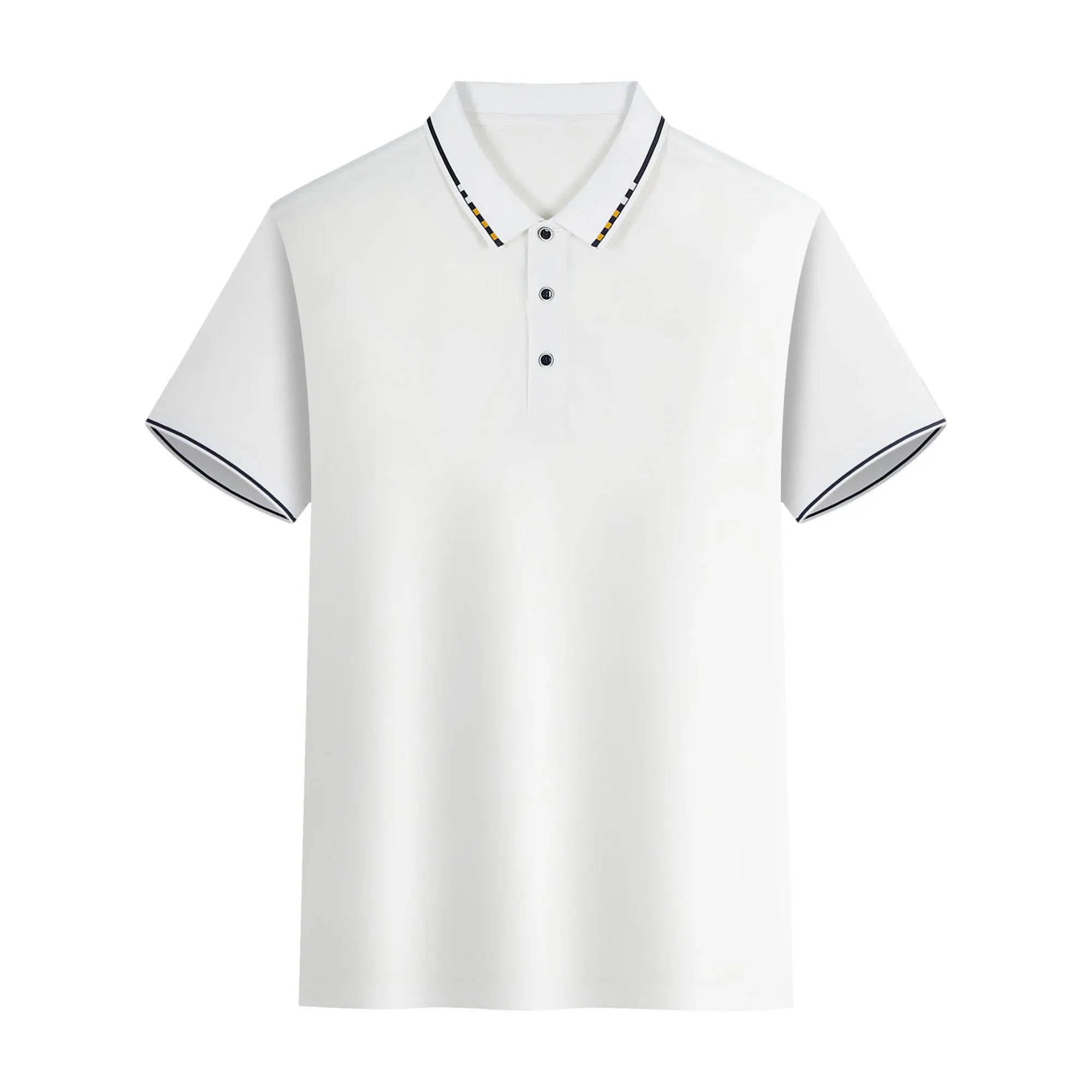 Men's summer casual fashion polo shirt short sleeve men's short sleeve color lapel top T-shirt short sleeve lapel fashion