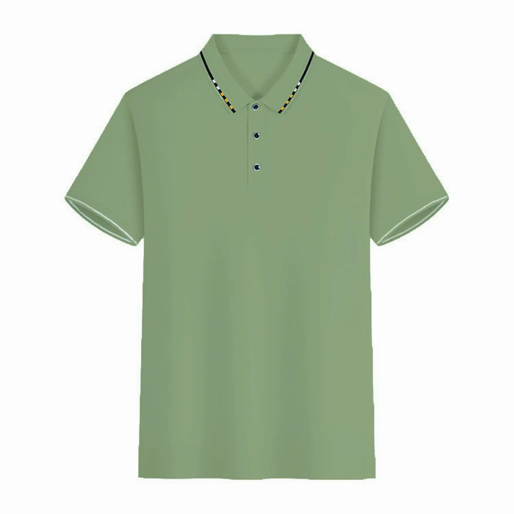 Men's summer casual fashion polo shirt short sleeve men's short sleeve color lapel top T-shirt short sleeve lapel fashion