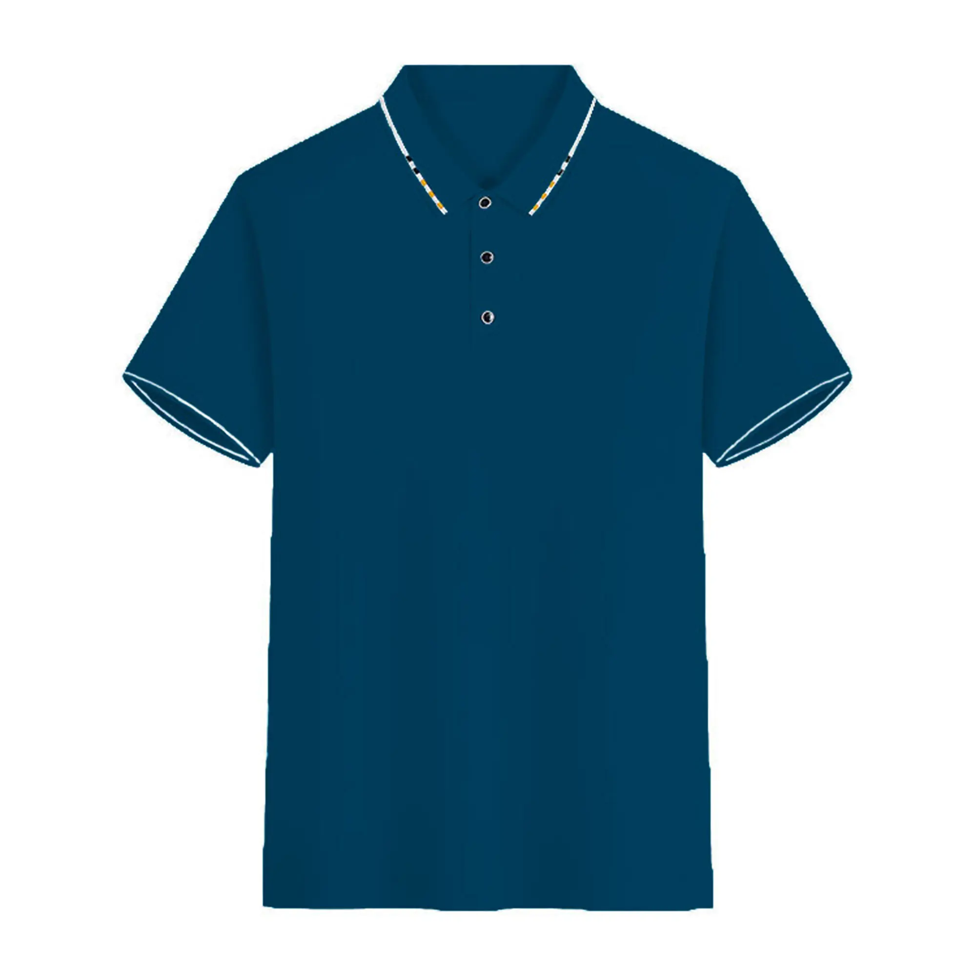 Men's summer casual fashion polo shirt short sleeve men's short sleeve color lapel top T-shirt short sleeve lapel fashion