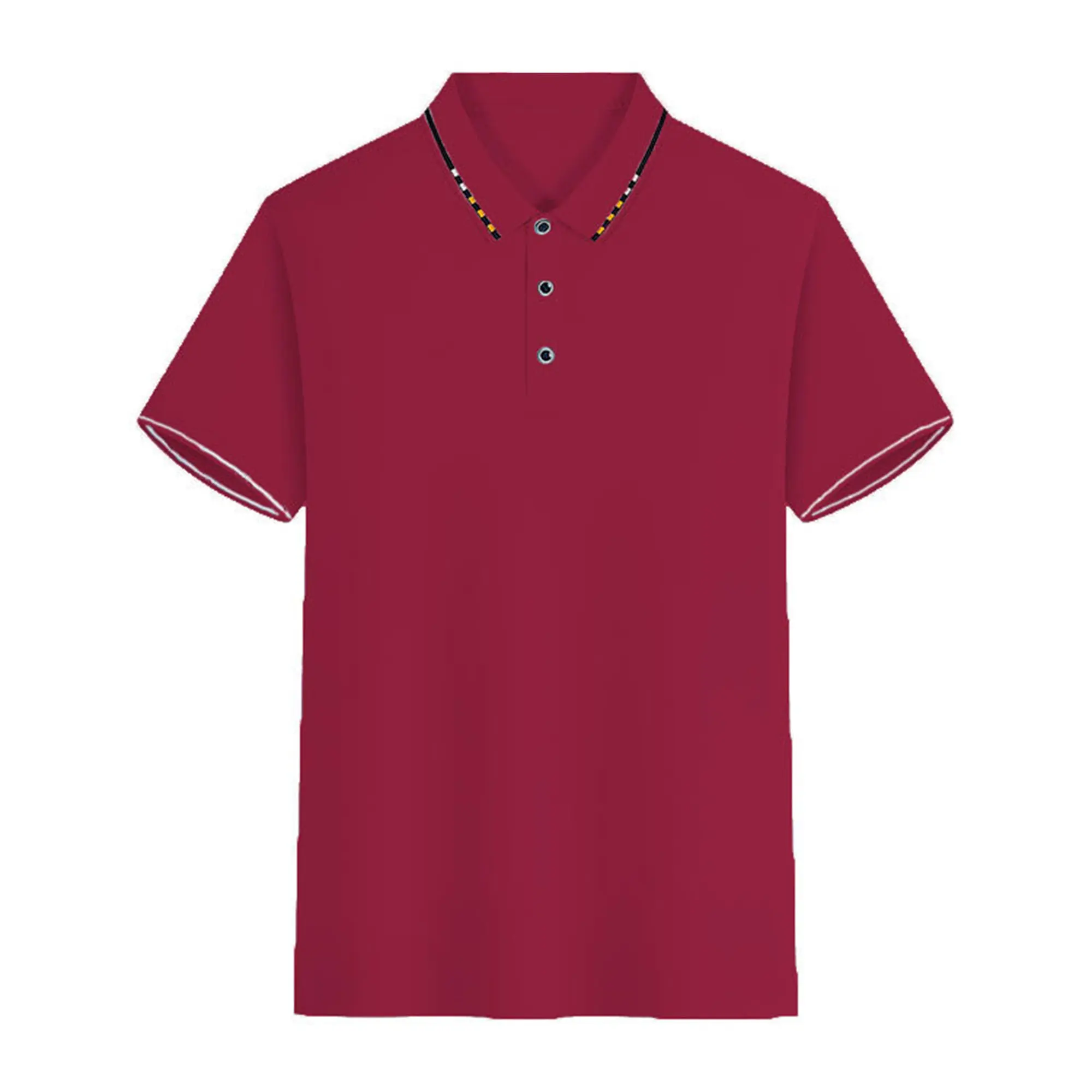 Men's summer casual fashion polo shirt short sleeve men's short sleeve color lapel top T-shirt short sleeve lapel fashion