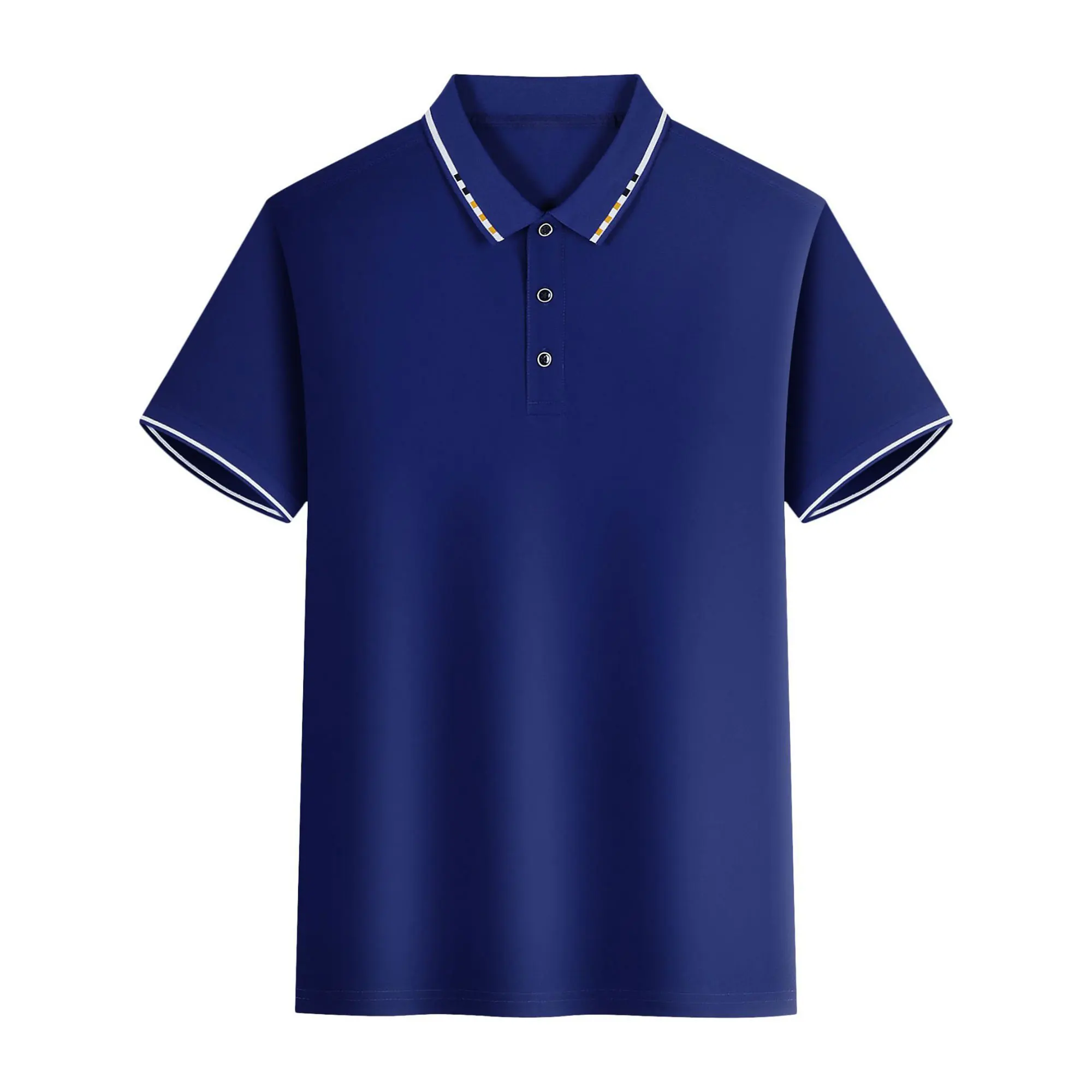 Men's summer casual fashion polo shirt short sleeve men's short sleeve color lapel top T-shirt short sleeve lapel fashion