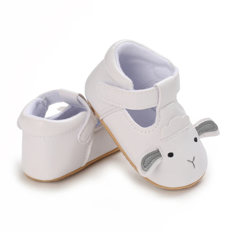 Spring and Autumn Baby Boys and Girls Cute Animal Print Casual Sports Shoes with Rubber Sole Lightweight Walking Shoes
