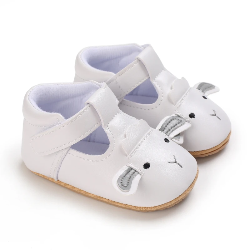 Spring and Autumn Baby Boys and Girls Cute Animal Print Casual Sports Shoes with Rubber Sole Lightweight Walking Shoes