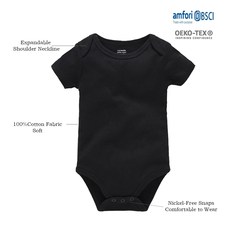 2/6 Pcs/lot Muslin Blank Baby Rompers Pants Set Plain Colors Summer Short Sleeve Bodysuit Kids Clothing Set Boys Clothes