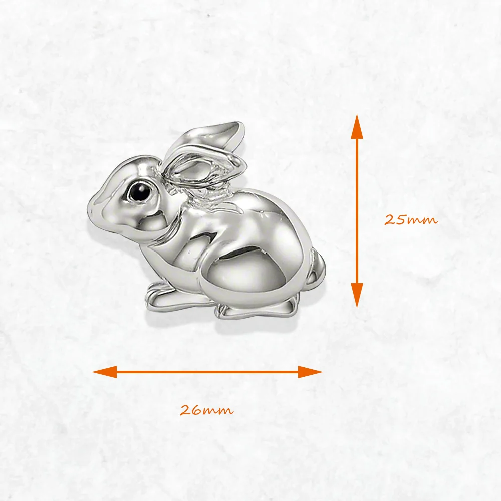 Pendant Rabbit Brand New Spring 925 Sterling Silver Cute Jewelry Europe Accessorie Gift For Woman