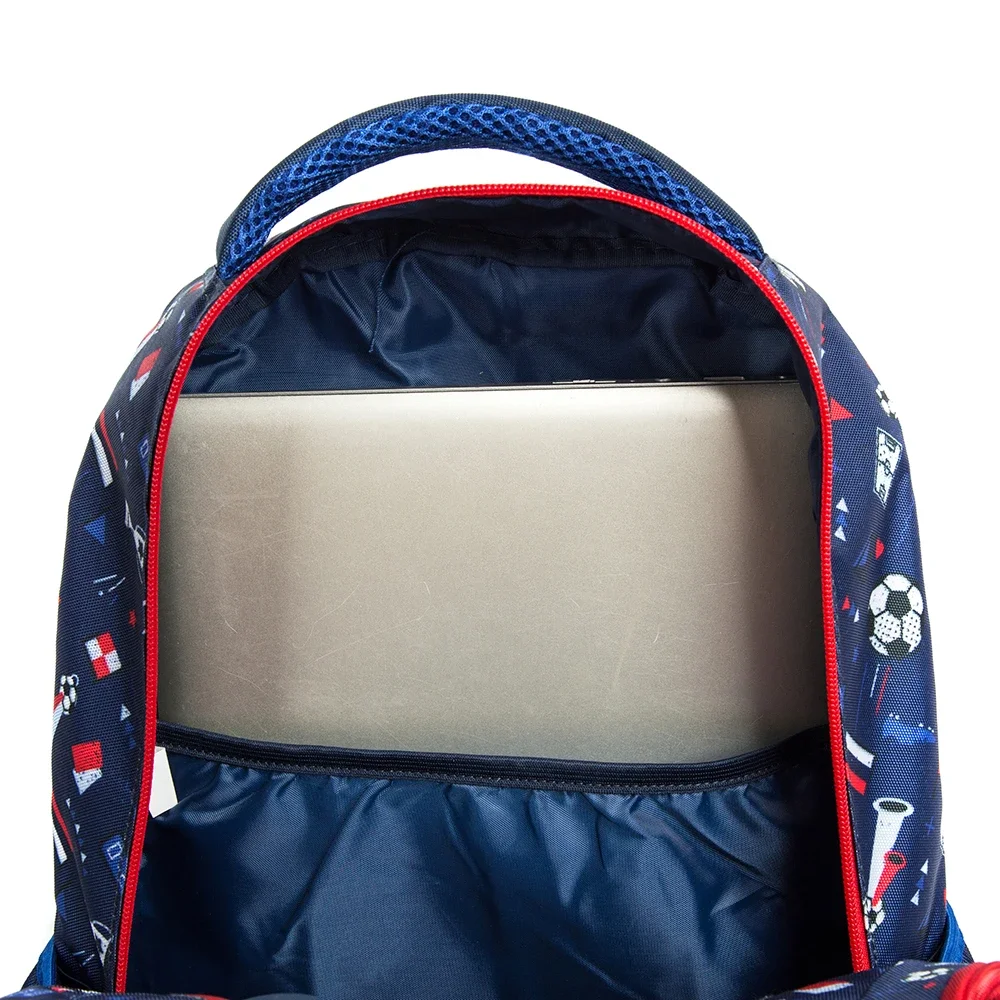 School Bookbag for Boy Football Pattern Backpack Kids Backpack Waterproof School Bag Mochila Infantil Lunchbox Child Pencil Case