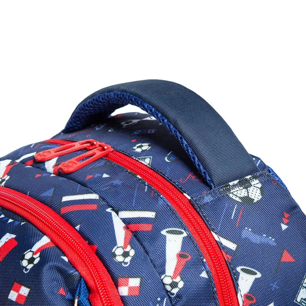 School Bookbag for Boy Football Pattern Backpack Kids Backpack Waterproof School Bag Mochila Infantil Lunchbox Child Pencil Case