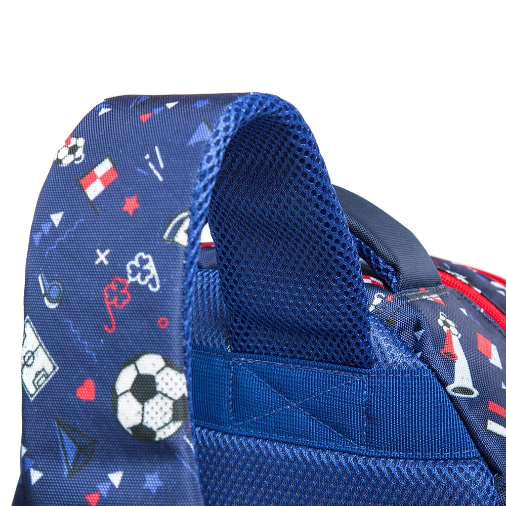 School Bookbag for Boy Football Pattern Backpack Kids Backpack Waterproof School Bag Mochila Infantil Lunchbox Child Pencil Case