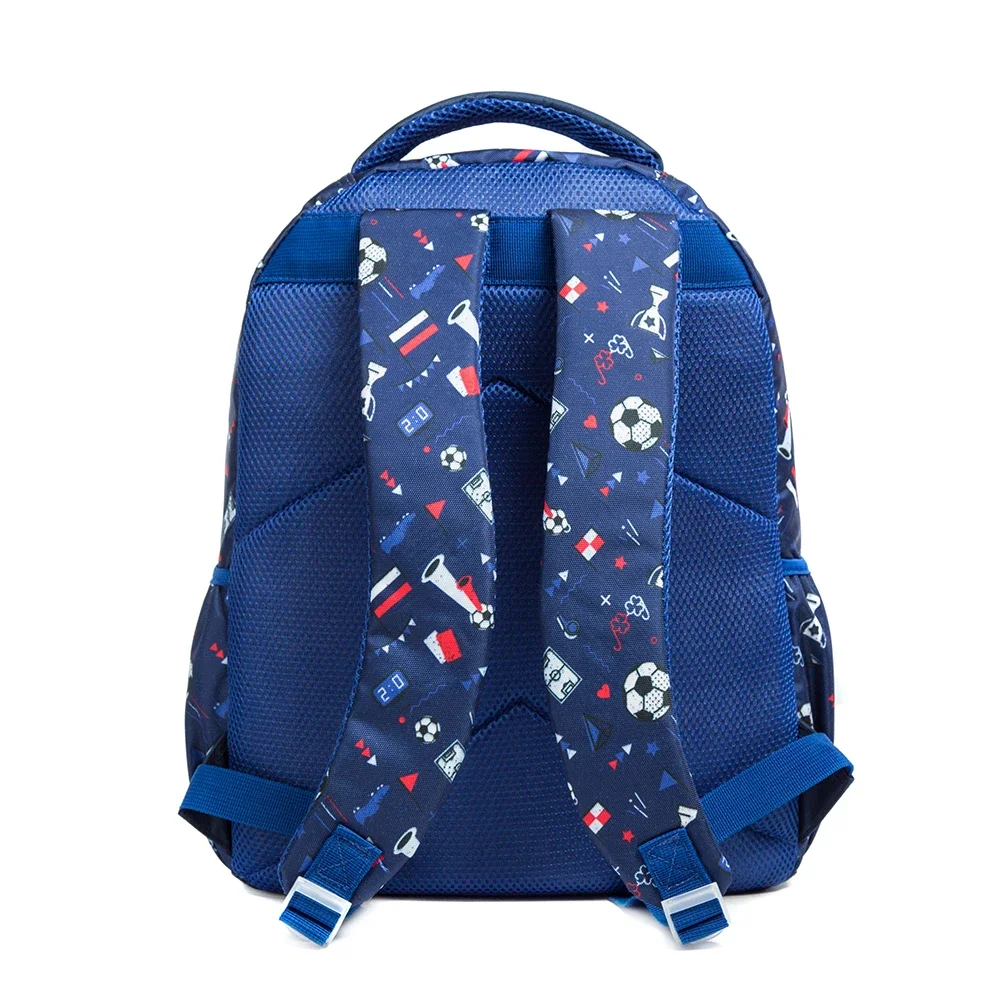 School Bookbag for Boy Football Pattern Backpack Kids Backpack Waterproof School Bag Mochila Infantil Lunchbox Child Pencil Case