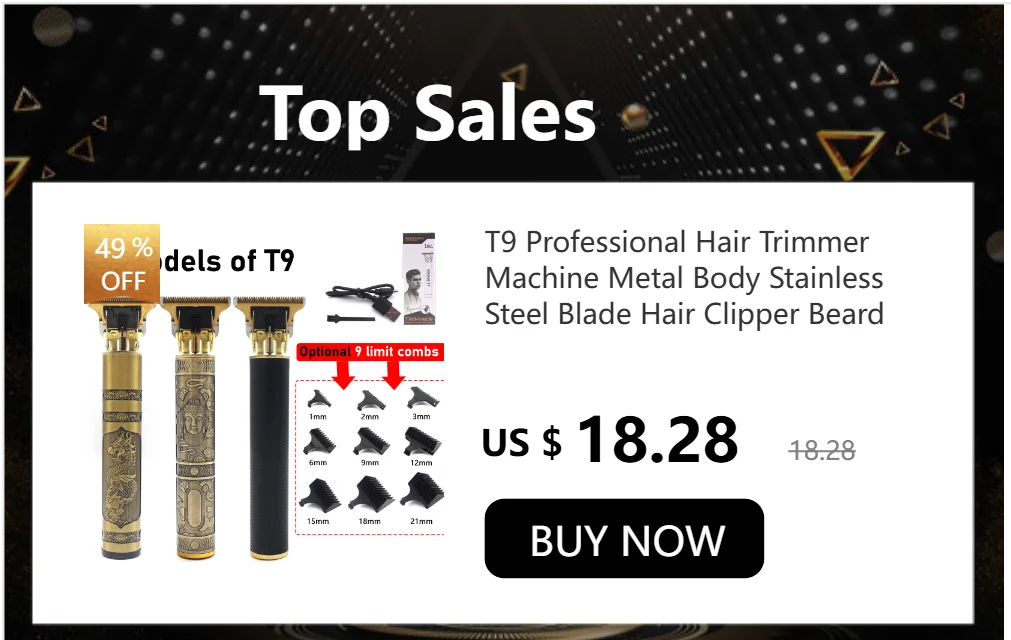Kemei-KM-TX10 Men's Shaving Machine Dual Foil Blades USB Fast Charging LED Display Professional Hair TrimmerHair Cutting Machine