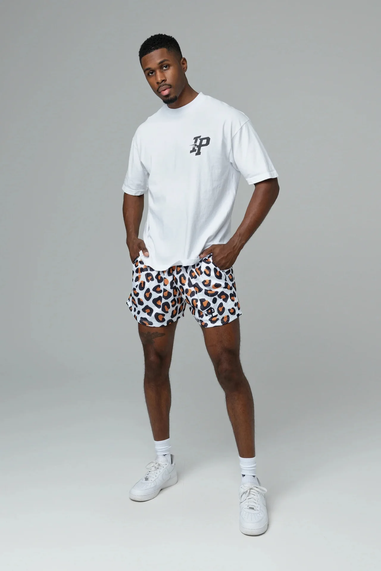 2024 Summer New Man Mesh Breathable Shorts Men GYM Basketball Running Quick-Drying Shorts Printing Fashion Shorts Fitness Shorts