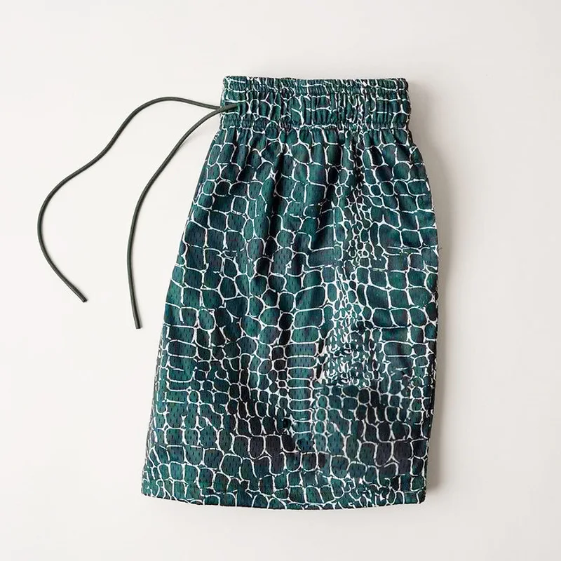 2024 Summer New Man Mesh Breathable Shorts Men GYM Basketball Running Quick-Drying Shorts Printing Fashion Shorts Fitness Shorts