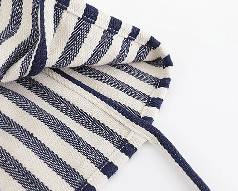 Casual Fashion Large Capacity Shoulder Bags For Women Striped Handbag Totes Canvas Big Size Shopping Bag Female Travel Pack