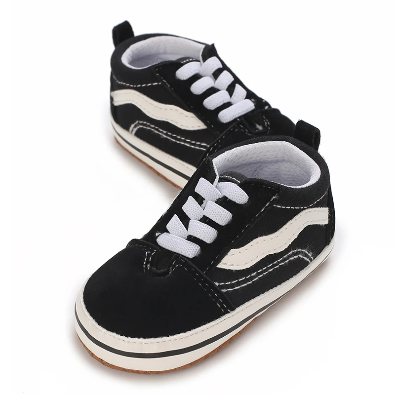 VALEN SINA Baby First Walkers Cute Newborn Kid Canvas Sneakers Baby Boy Girl Soft Sole Crib Shoes Pre Walkers