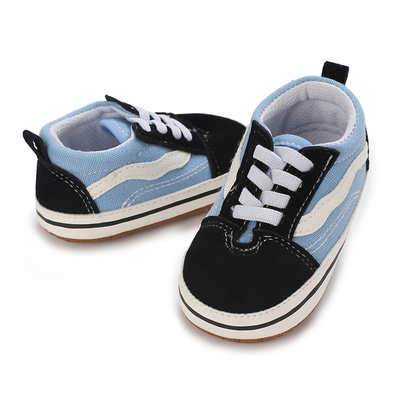 VALEN SINA Baby First Walkers Cute Newborn Kid Canvas Sneakers Baby Boy Girl Soft Sole Crib Shoes Pre Walkers