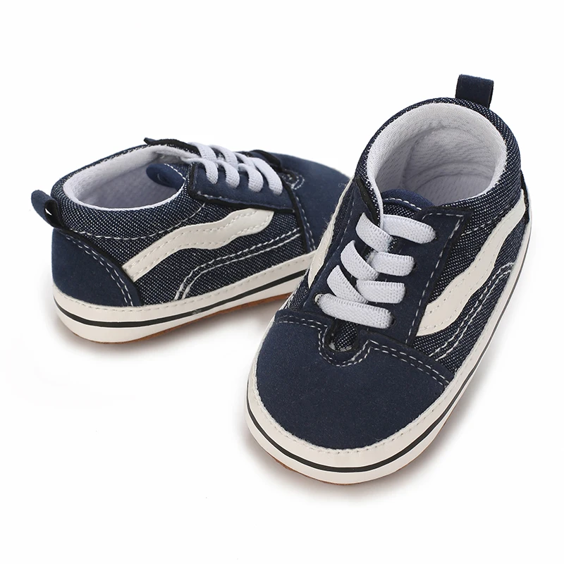 VALEN SINA Baby First Walkers Cute Newborn Kid Canvas Sneakers Baby Boy Girl Soft Sole Crib Shoes Pre Walkers