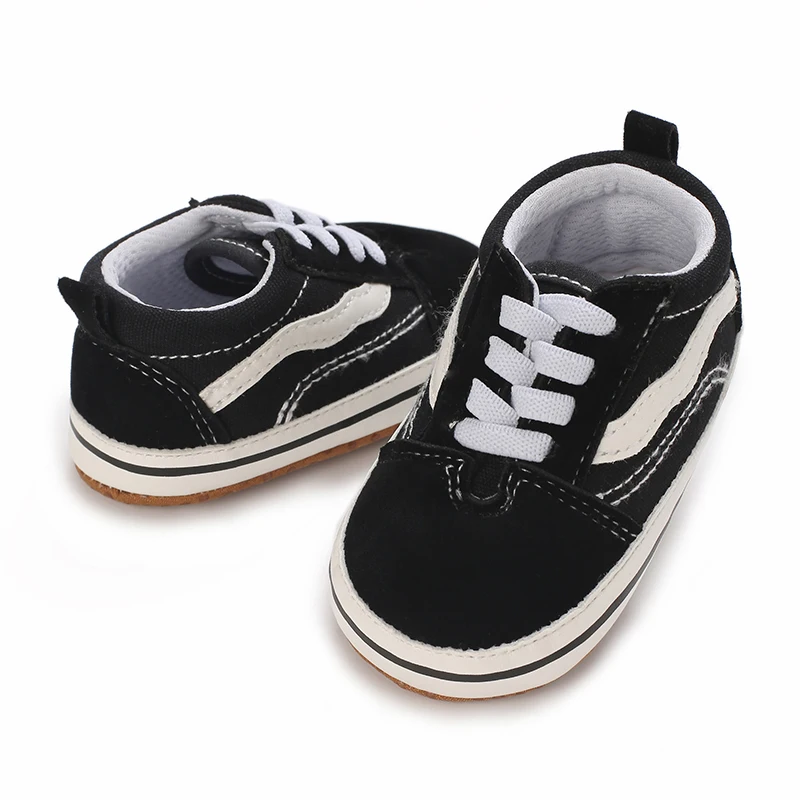 VALEN SINA Baby First Walkers Cute Newborn Kid Canvas Sneakers Baby Boy Girl Soft Sole Crib Shoes Pre Walkers