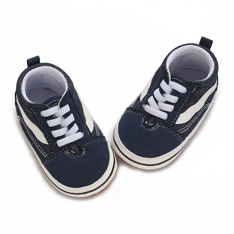 VALEN SINA Baby First Walkers Cute Newborn Kid Canvas Sneakers Baby Boy Girl Soft Sole Crib Shoes Pre Walkers
