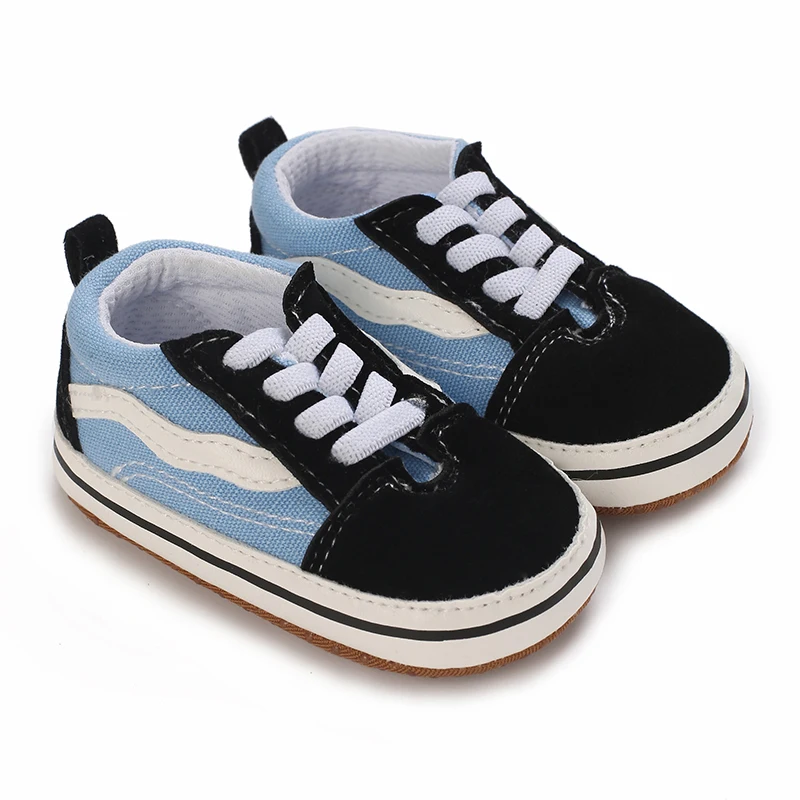 VALEN SINA Baby First Walkers Cute Newborn Kid Canvas Sneakers Baby Boy Girl Soft Sole Crib Shoes Pre Walkers