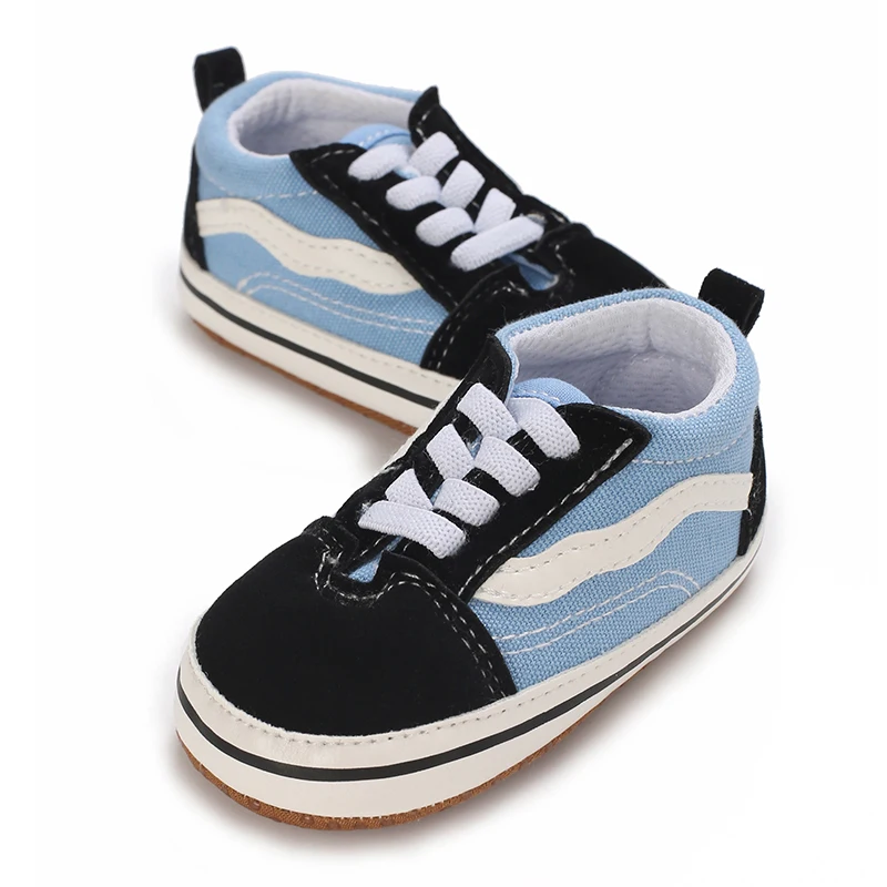VALEN SINA Baby First Walkers Cute Newborn Kid Canvas Sneakers Baby Boy Girl Soft Sole Crib Shoes Pre Walkers